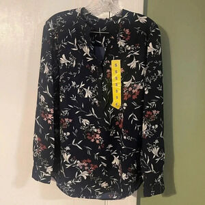 Hilary Radley womens Long Sleeve Blouse